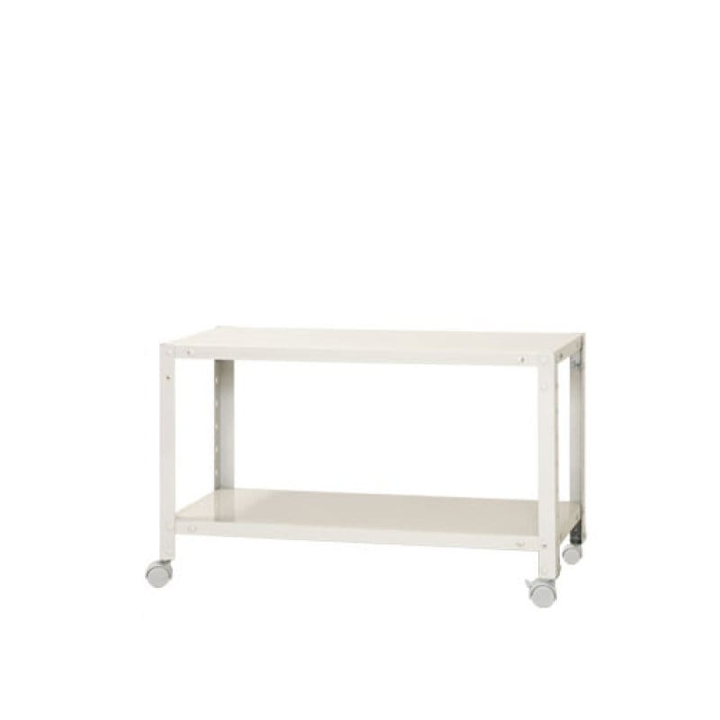 北島　スマートラック　ＮＳＴＲ－Ｋ－０５４　ホワイト　２段　キャスター付き