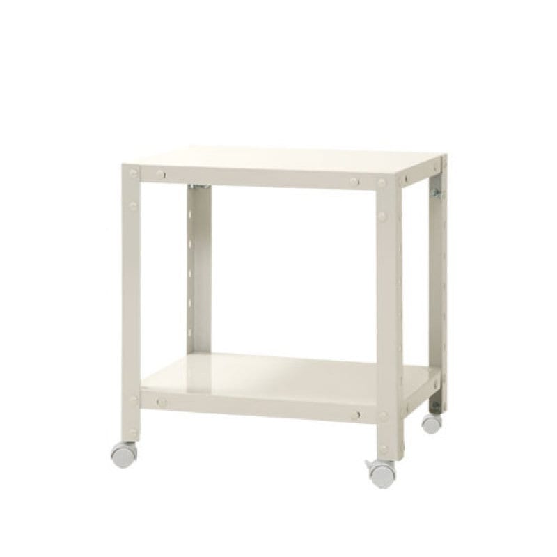 北島　スマートラック　ＮＳＴＲ－Ｋ－０２７　ホワイト　２段　キャスター付き