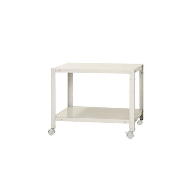 北島　スマートラック　ＮＳＴＲ－Ｋ－０３７　ホワイト　２段　キャスター付き