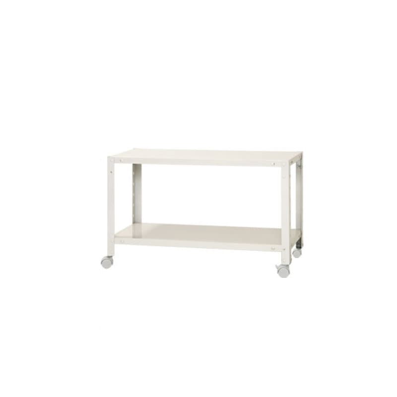 北島　スマートラック　ＮＳＴＲ－Ｋ－０５７　ホワイト　２段　キャスター付き