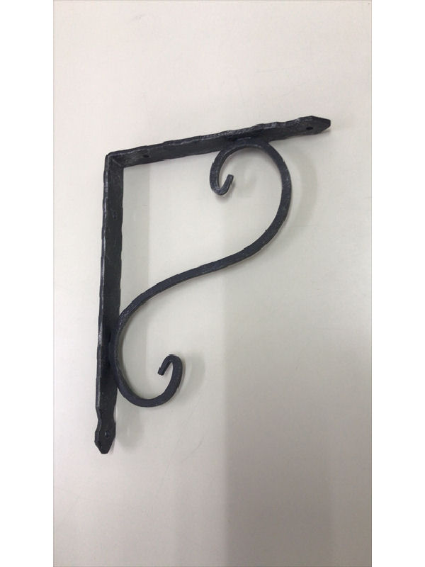 ＫＪＢ－１５０　鍛冶屋の棚受　黒　１５０×２００　ビス付