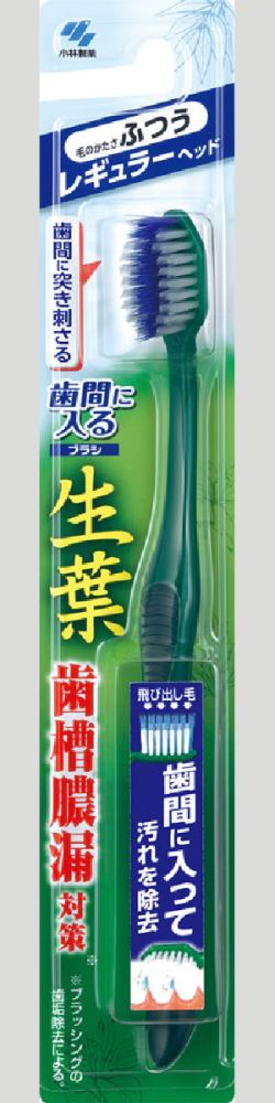 小林製薬　生葉歯間に入る歯ブラシ　レギュラー　ふつう