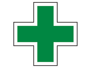 ＴＯＹＯ　無反射　緑十字シール　ＮＯ．Ｇ－１５０