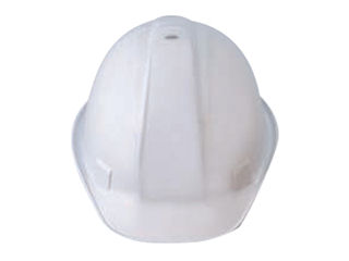ＴＯＹＯ　ポリカヘルメット　白　ＮＯ．１７１－ＯＴ