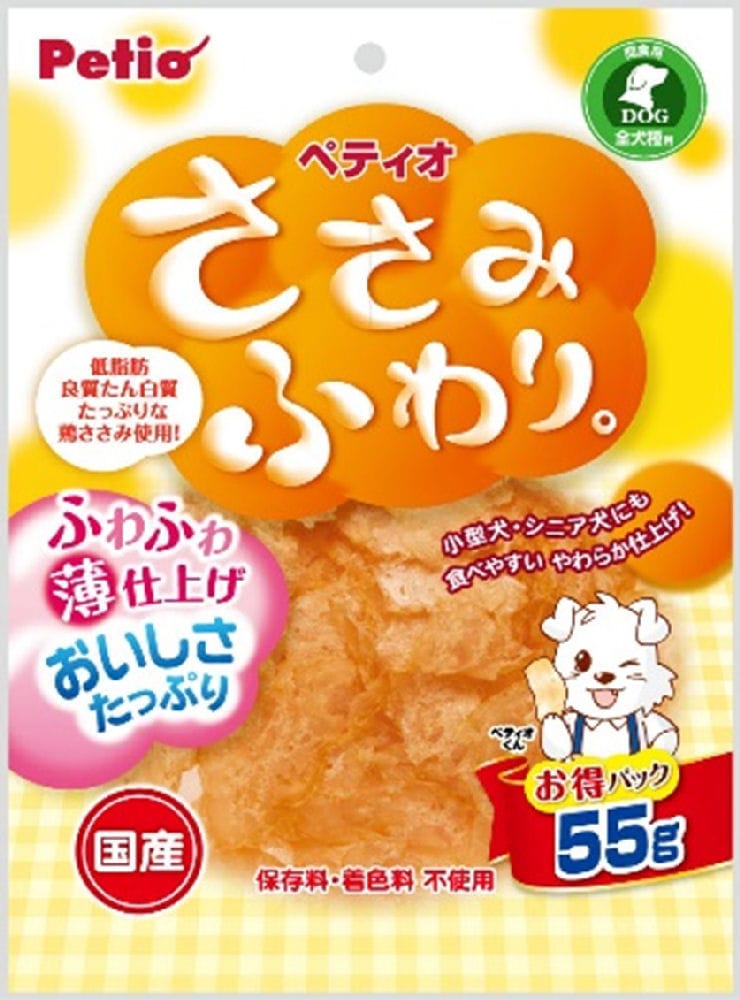 ペティオ　ささみふわり。　５５ｇ