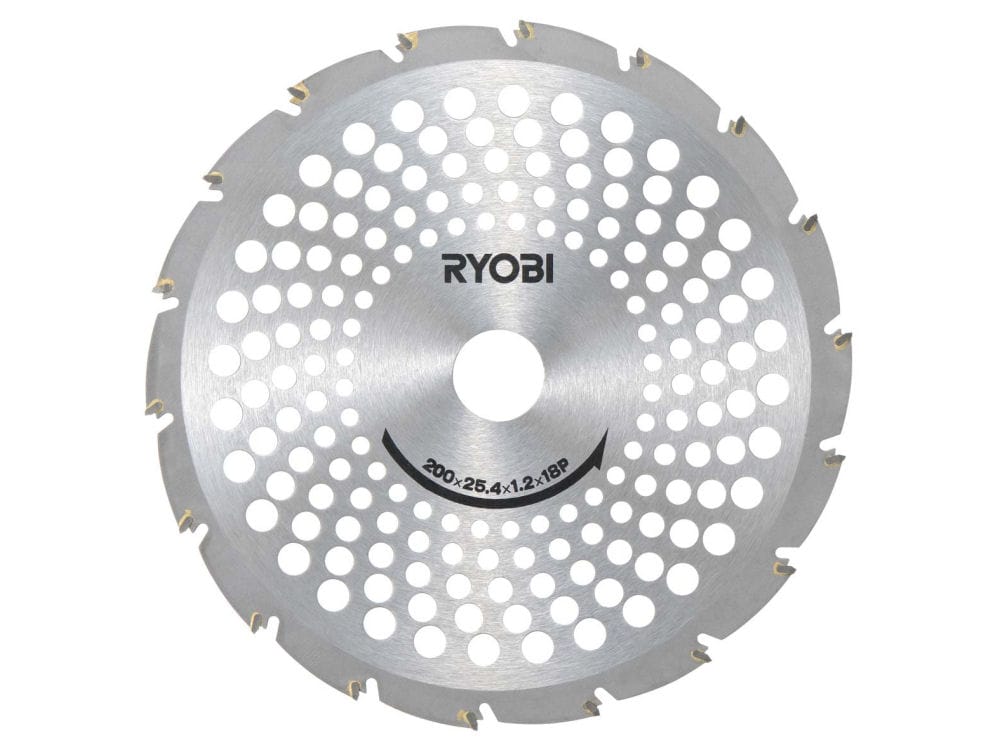 京セラ（リョービ）　草刈機用軽量チップソー　外径２００ｍｍ内径２５．４ｍｍ刃数１８Ｐ