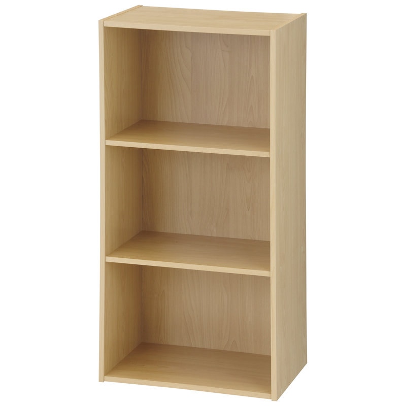 アテーナライフ　カラーボックス　３段　ナチュラル　Ｅ１－ＫＨ