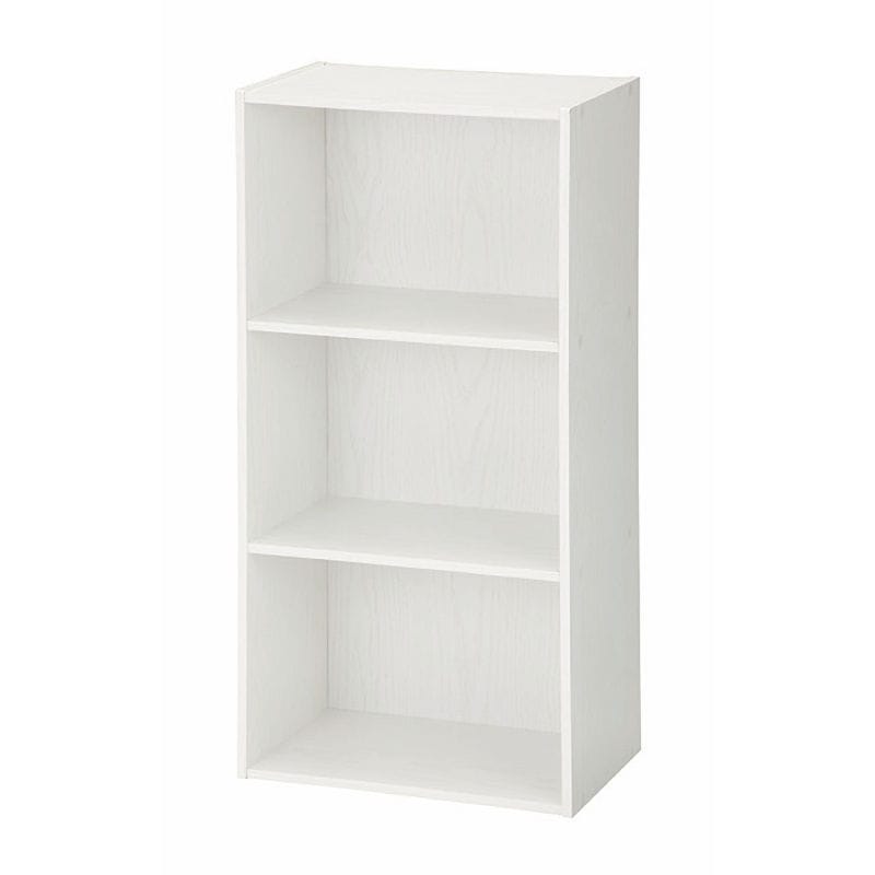 アテーナライフ　カラーボックス　３段　ホワイト　Ｅ１－ＫＨ