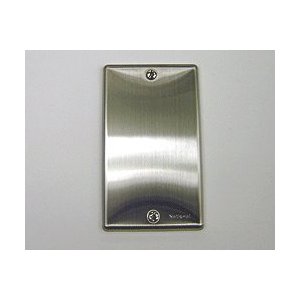 パナソニック　ステンレスカバープレート　取付枠付　ＷＮ７６９１Ｋ