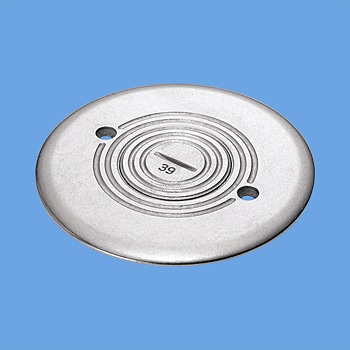 パナソニック　フロアプレート固定型シルバー丸型　２２