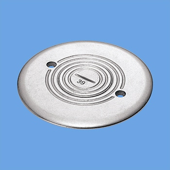 パナソニック　フロアプレート固定型シルバー丸型　３９