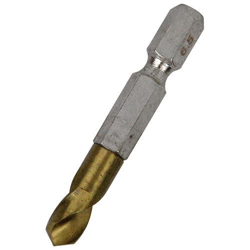 六角軸Ｔｉｎ鉄ドリル　極短　６．５ｍｍ