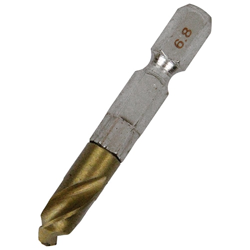 六角軸Ｔｉｎ鉄ドリル　極短　６．８ｍｍ