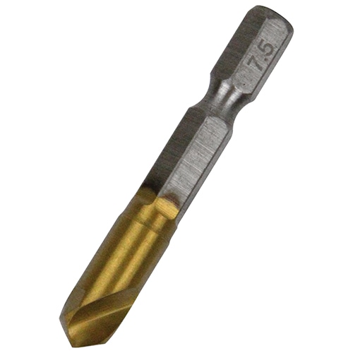 六角軸Ｔｉｎ鉄ドリル　極短　７．５ｍｍ