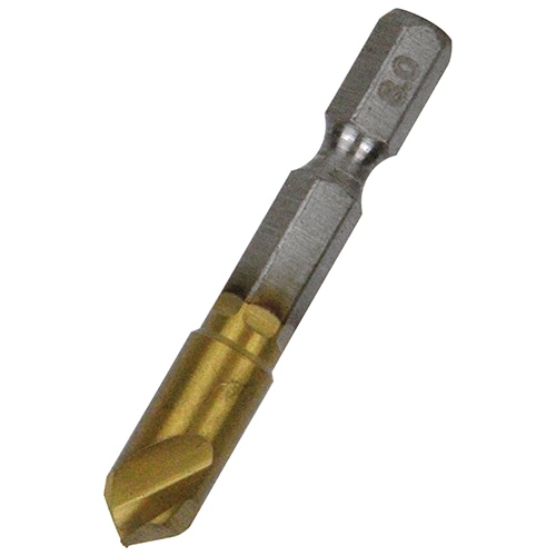 六角軸Ｔｉｎ鉄ドリル　極短　８．０ｍｍ