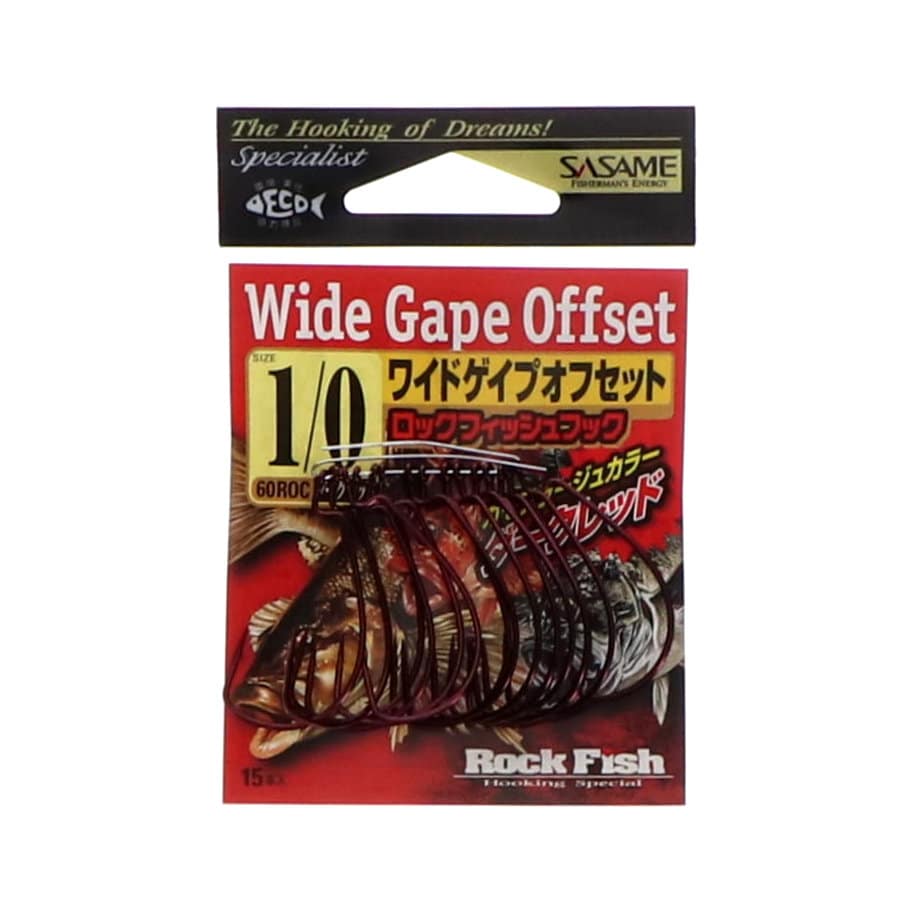 ササメ　ロックフィッシュダークレッド　＃１／０