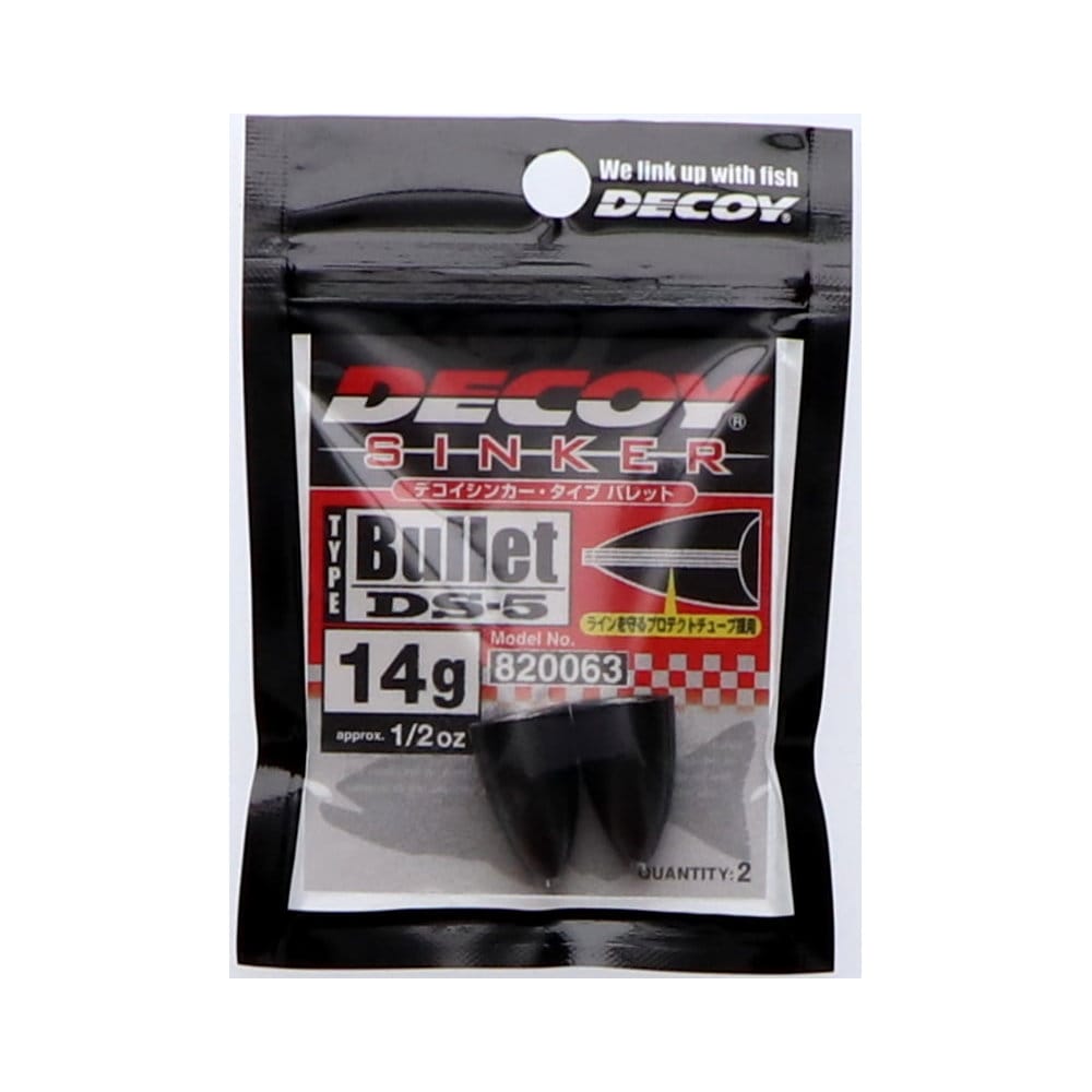 カツイチ　バレットタイプシンカー　１４ｇ