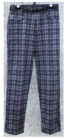 格子裏シャギーパンツ　Ｌ