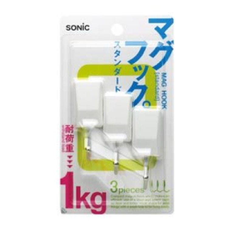 ソニック　マグフック　１ｋｇ　スタンダード　ホワイト　３個入り　ＭＧ－５１４Ｗ