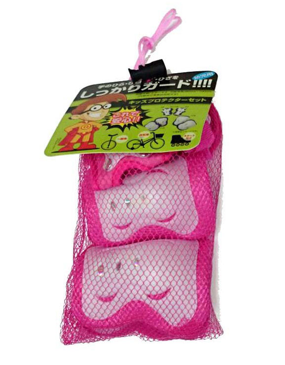 キッズプロテクターセット　Ｓサイズ　ピンク　４６２０９