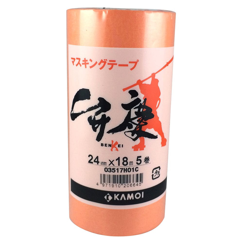 カモイ　マスキングテープ弁慶　２４ｍｍｘ１８ｍ
