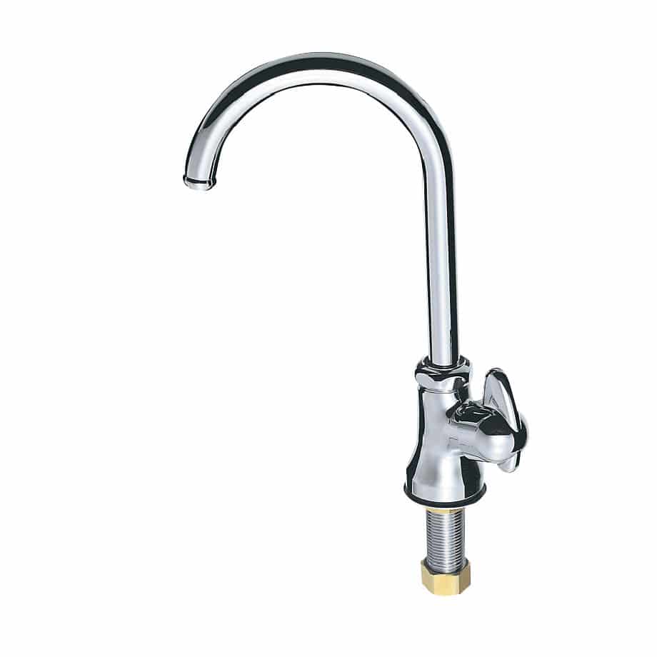 ＪＡ５６５―１３　ミニセラ立形ツル首自在水栓