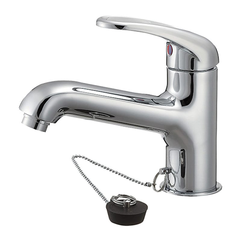 ＳＡＮＥＩ（サンエイ）　シングルレバーワンホール洗面混合栓　ゴム栓付　Ｋ４７１０ＪＶ－１３－２３