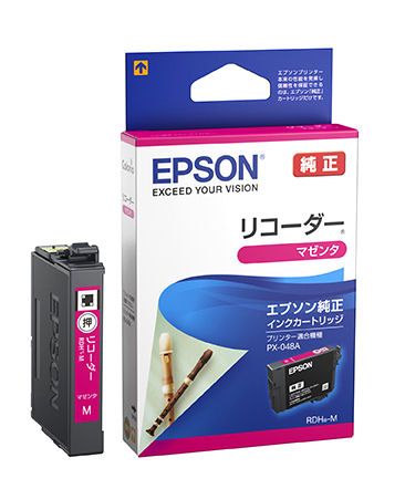 エプソン　純正インクカートリッジ　リコーダー　マゼンタ　ＲＤＨ－Ｍ