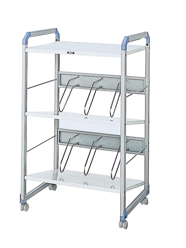 ナカバヤシ　データワゴンＷ６００×Ｈ１０００ｍｍ　グレー　ＣＷ－１０７