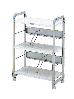 ナカバヤシ　ファイルワゴンＷ６００×Ｈ８８０ｍｍ　グレー　ＣＷＡ－１０９