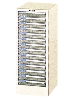 ナカバヤシ　フロアケースＡ４浅型１４段　Ａ４－１４Ｐ