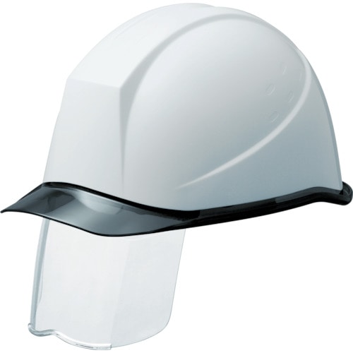 ミドリ安全　ＰＣ製ヘルメット　スライダー面付　透明バイザー＿