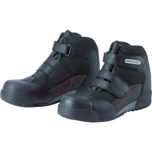 ミドリ安全　ワイド樹脂先芯入りハイカットスニーカー　２３．５ｃｍ＿