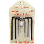 エイト　六角棒スパナ　標準寸法　マイクロサイズ　ビニールポーチ入　セット＿
