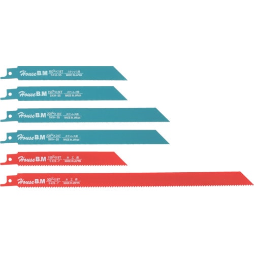 ハウスＢ．Ｍ　兼用セーバーソーブレード１０枚入り　ステンレス用２００×２４山＿