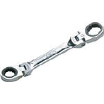 ＫＴＣ　ショートラチェットめがねレンチ（両頭首振りタイプ）　１３Ｘ１５ｍｍ＿