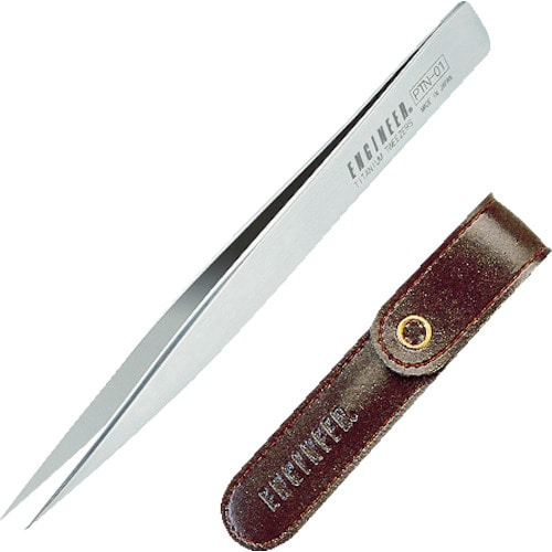 エンジニア　チタンピンセット（ＡＡ型）　１２５ｍｍ＿