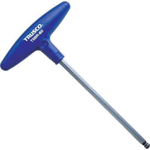 ＴＲＵＳＣＯ　Ｔ型ボールポイント六角棒レンチ　６．０ｍｍ＿