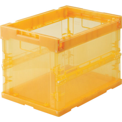 ＴＲＵＳＣＯ　α折りたたみコンテナ　２０Ｌ　オレンジ＿