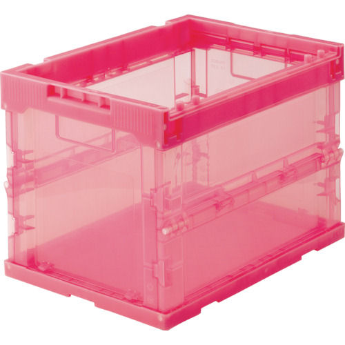 ＴＲＵＳＣＯ　α折りたたみコンテナ　２０Ｌ　赤＿