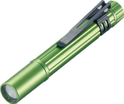 ＴＲＵＳＣＯ　アルミＬＥＤライト　１球　１０ルーメン　ペンタイプ　グリーン＿