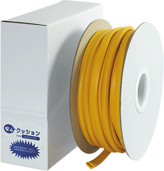 ＴＲＵＳＣＯ　安心クッションはさみこみ型ロール巻き　３０ｍ　イエロー＿