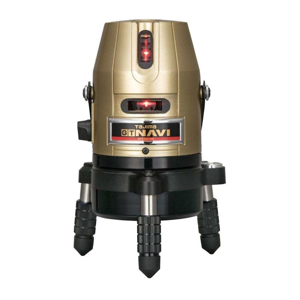 タジマ（ＴＪＭデザイン）　レーザー墨出し器【矩・横・両縦　追尾ナビレーザー】  本体＋受光器 　ＧＴ５Ｚ－ＮＩ