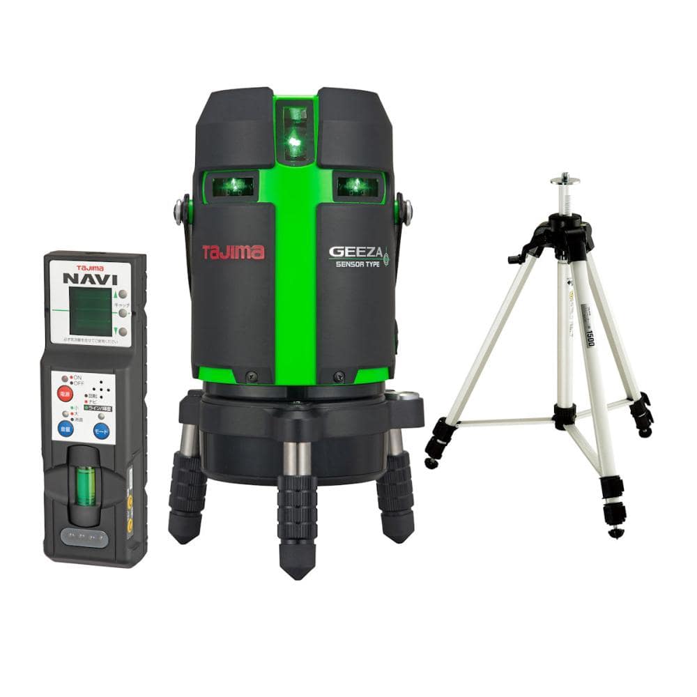 タジマ（ＴＪＭデザイン）　レーザー墨出し器ＮＡＶＩＧＥＥＺＡセンサー　三脚セット　ＧＺＡＳＮ－ＫＪＣＳＥＴ