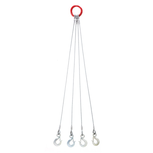 ＯＨ　４点吊りワイヤー　フック付　４Ｗ９－２０