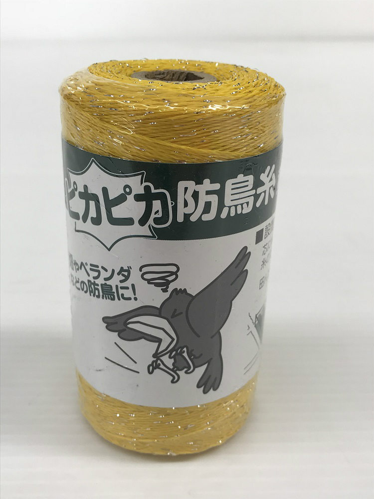 ピカピカ防鳥糸　黄／銀５００ｍ