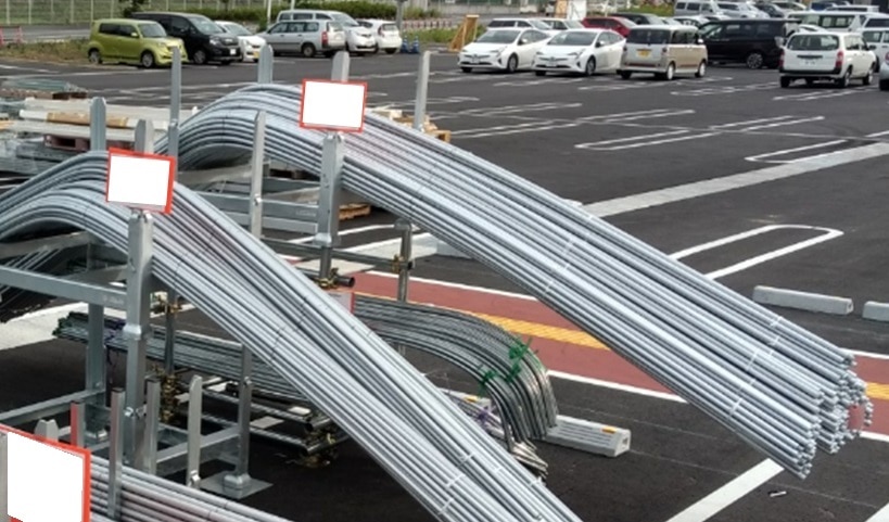 アーチパイプ２間半用印付１９．１×１．２×４２００