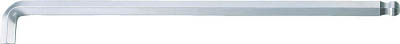 ＴＲＵＳＣＯ　ボールポイント六角棒レンチ　首下ショートロングタイプ　５．０ｍｍ＿
