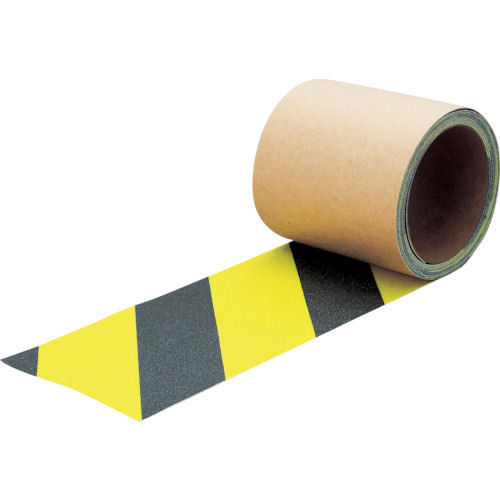 ＴＲＵＳＣＯ　蛍光ノンスリップテープ　屋外用　１００ｍｍＸ３ｍ　ゼブラ＿