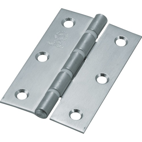 ＴＲＵＳＣＯ　ステンレス製厚口蝶番　ナイロンリング入　全長８９ｍｍ＿